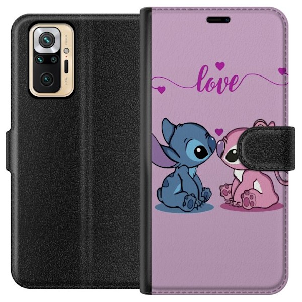 Xiaomi Redmi Note 10 Pro Lompakkokotelo Lilo & Stitch – Ange