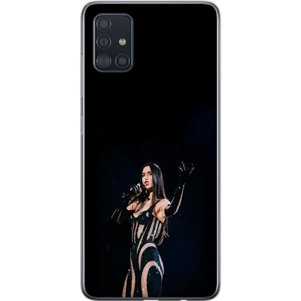 Samsung Galaxy A51 Läpinäkyvä kuori Dua Lipa – Pop Star Aesthetic