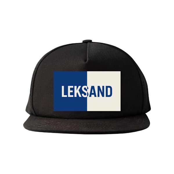 Snapback Aikuisille | Säädettävä Lippis Leksand – Hockey musta one size