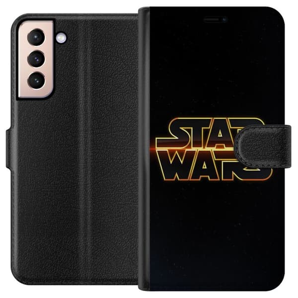 Kompatibelt Plånboksfodral till Samsung Galaxy S21 Star Wars
