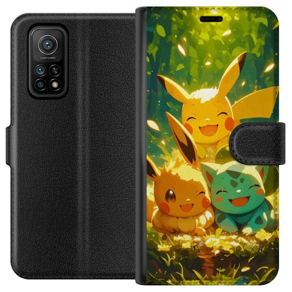 Xiaomi Mi 10T Pro 5G Tegnebogsetui Pixelmonster spillestil - farverig design til retro-elskende gamere