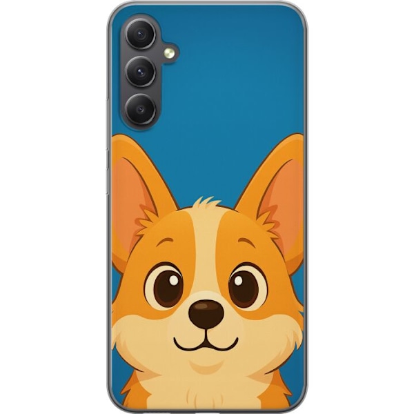 Samsung Galaxy A24 4G Gennemsigtig cover Hello Corgi