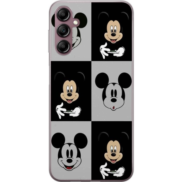 Samsung Galaxy A14 5G Läpinäkyvä kuori Mickey Mouse