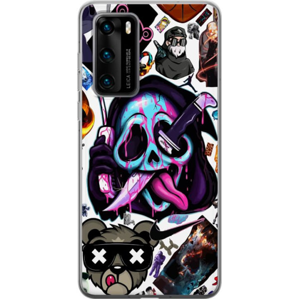Huawei P40 Gennemsigtig cover Stickers