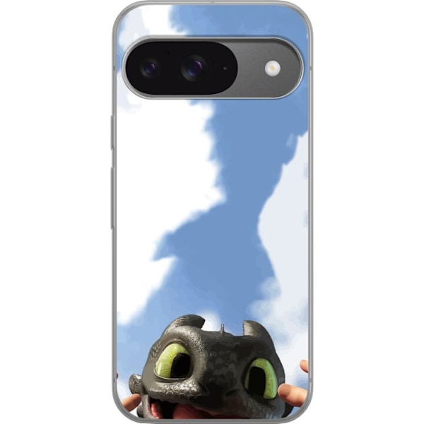 Google Pixel 9 Pro Läpinäkyvä kuori Lohikäärmeen Kasvatta