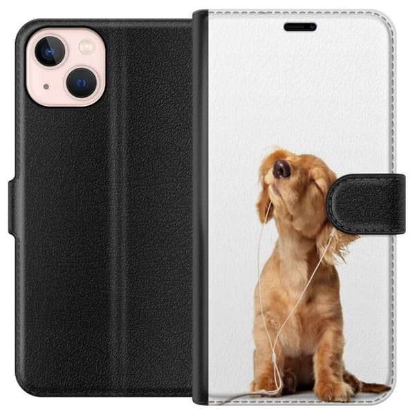 Kompatibelt Plånboksfodral till Apple iPhone 13 mini Hund