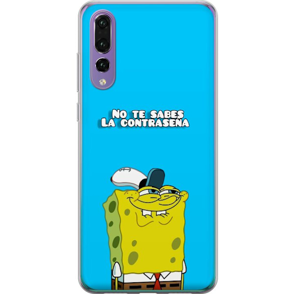 Huawei P20 Pro Gennemsigtig cover SvampeBob Firkant