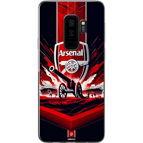 Samsung Galaxy S9+ Gennemsigtig cover Arsenal