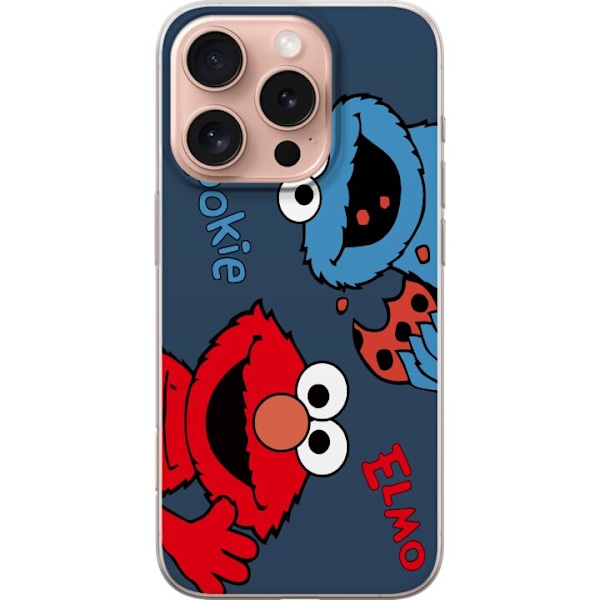 Apple iPhone 16 Pro Gennemsigtig cover Cookie Elmo