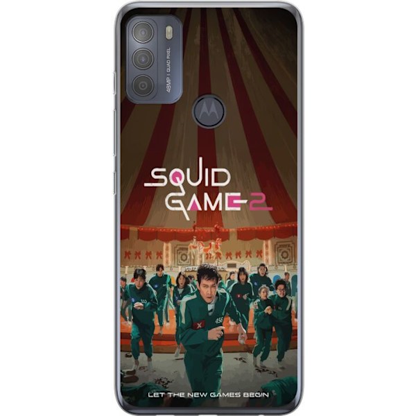 Motorola Moto G50 Genomskinligt Skal Squid Game 2 - Spring