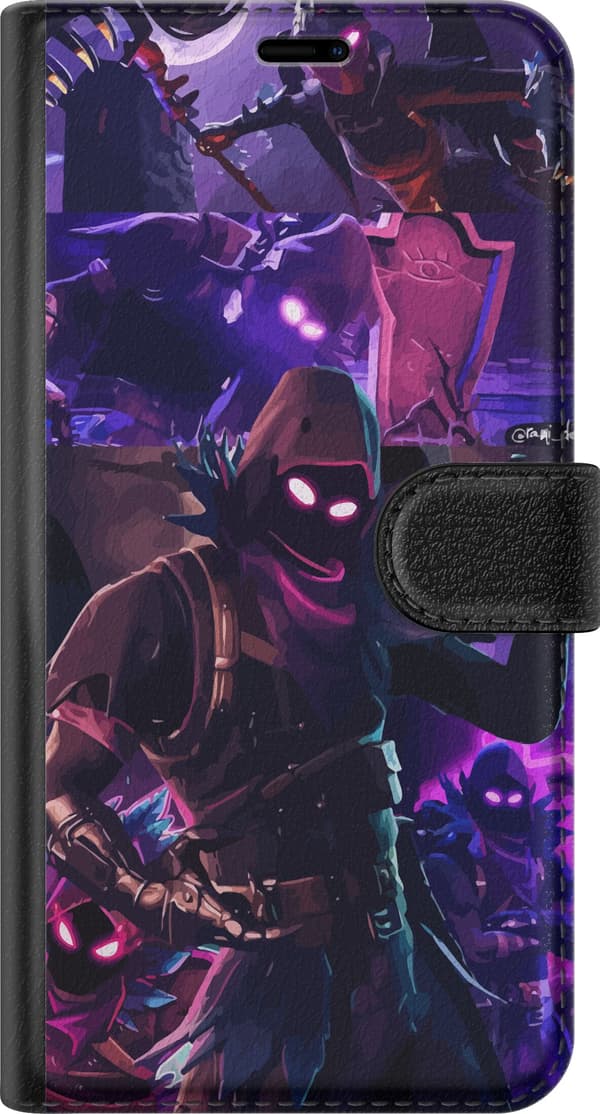Kompatibelt Plånboksfodral till Apple iPhone 12 mini Fortnite - Raven