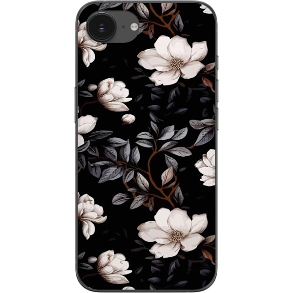 Apple iPhone 16e Gennemsigtig cover Blomster
