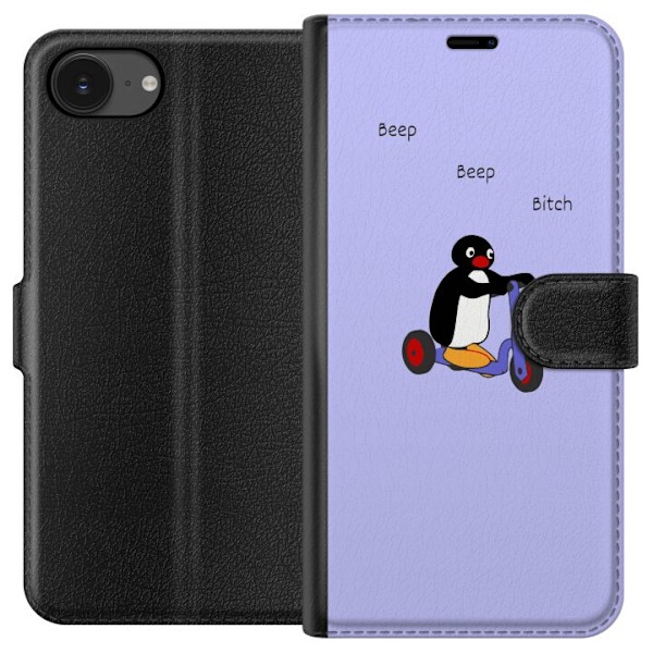 Apple iPhone 16e Lommeboketui Beep Beep Pingvin