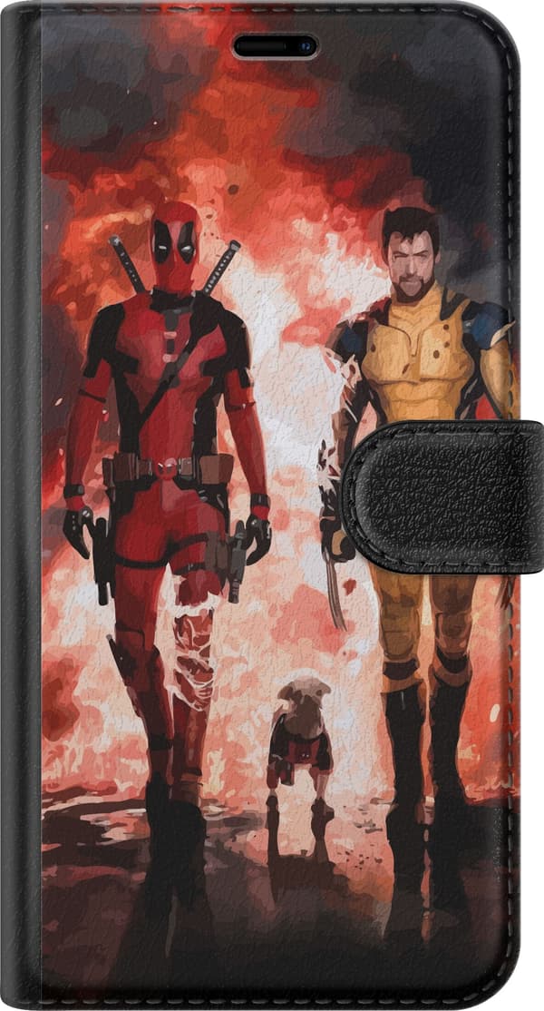 Yhteensopiva Lompakkokotelo Apple iPhone 11 Wolverine Deadpool