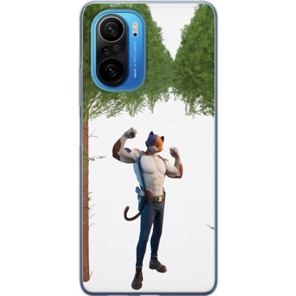 Xiaomi Poco F3 Gennemsigtig cover Fortnite - Meowscles