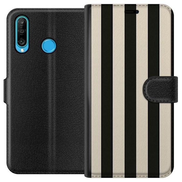 Huawei P30 lite Plånboksfodral Line Flow