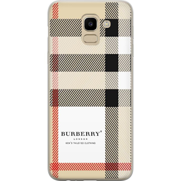 Samsung Galaxy J6 Gennemsigtig cover Burberry