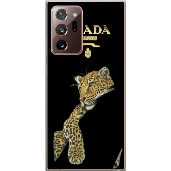 Samsung Galaxy Note20 Ultra Läpinäkyvä kuori Prada Leopard