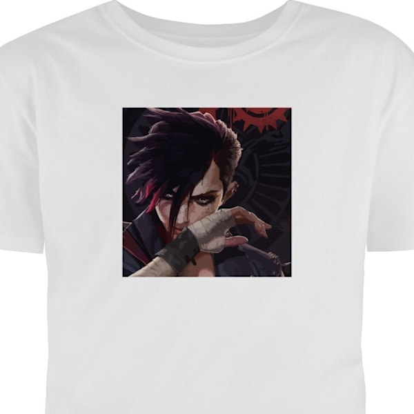 T-shirt til Voksen | Klassisk Voksen T-shirt League of Legends hvid S