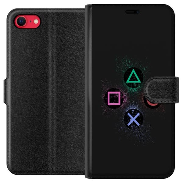 Kompatibel Tegnebogsetui til Apple iPhone SE (2020) Spil