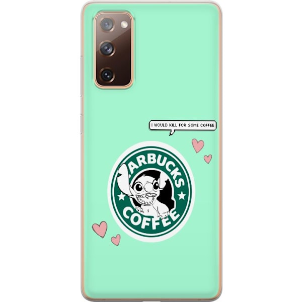 Samsung Galaxy S20 FE Gennemsigtig cover Stitch Kaffe