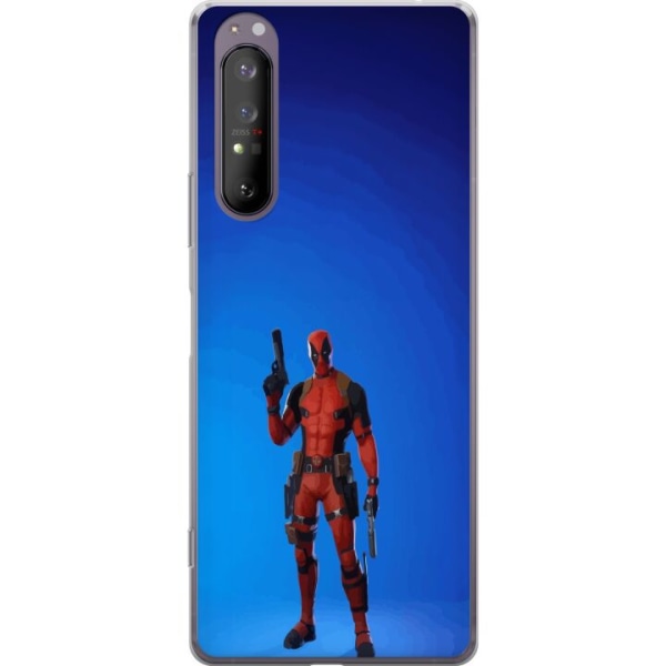 Sony Xperia 1 II Gennemsigtig cover Fortnite - Spider-Man