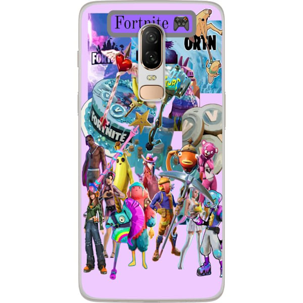 OnePlus 6 Gennemsigtig cover Fortnite