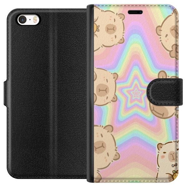 Apple iPhone SE (2016) Tegnebogsetui Kawaii Capybara Galaxy S