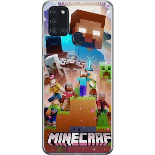 Samsung Galaxy A21s Gjennomsiktig deksel Minecraft