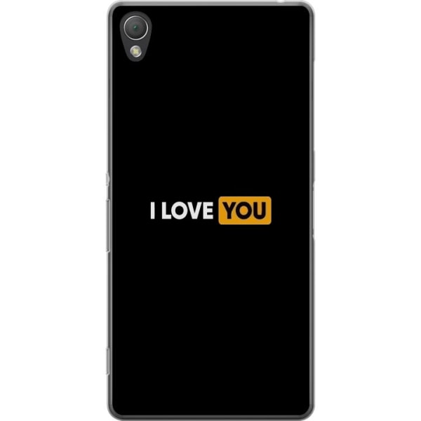 Sony Xperia Z3 Gennemsigtig cover Kærlighedshub