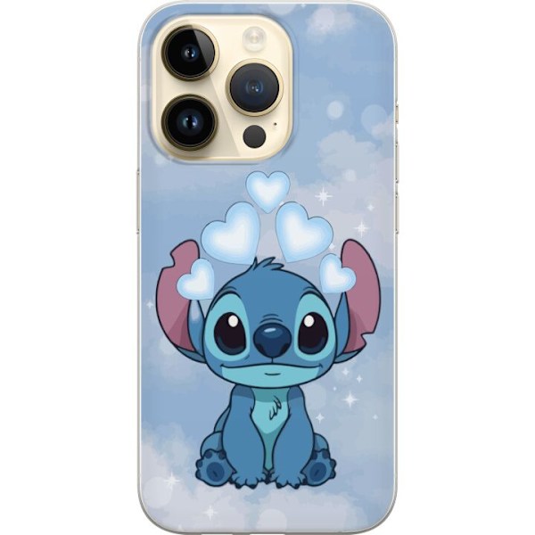 Apple iPhone 14 Pro Genomskinligt Skal Stitch Hoppande Glädje