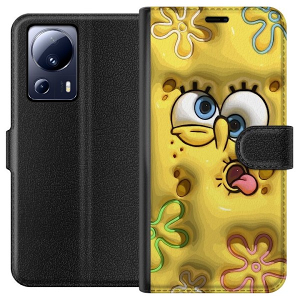 Xiaomi 13 Lite Plånboksfodral SpongeBob