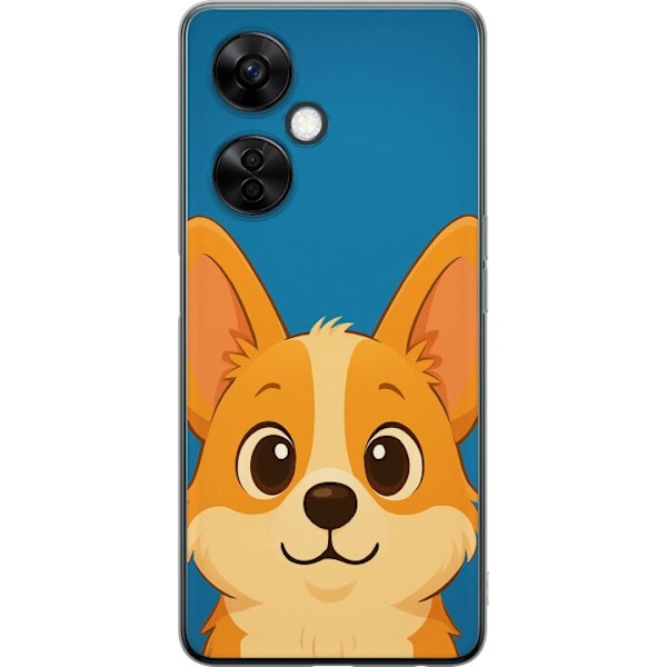 OnePlus Nord CE 3 Lite Läpinäkyvä kuori Hello Corgi