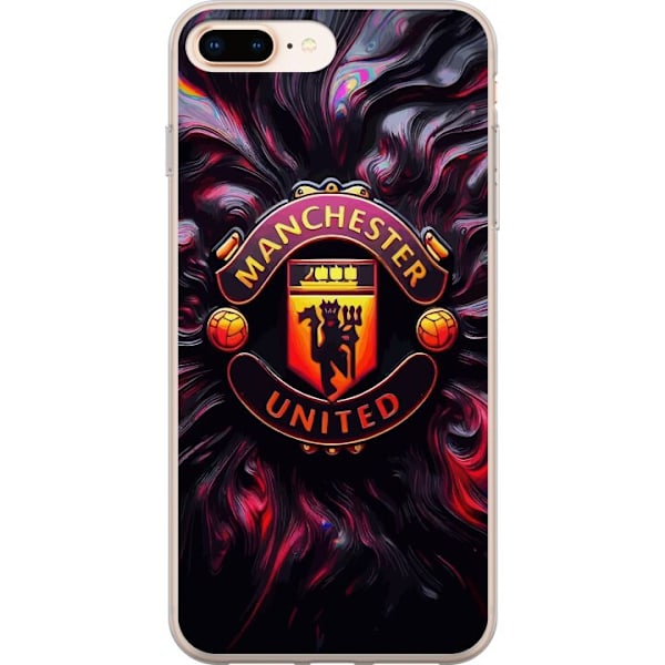 Apple iPhone 7 Plus Genomskinligt Skal Manchester United