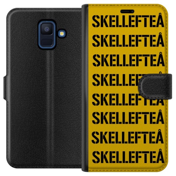 Samsung Galaxy A6 (2018) Plånboksfodral Skellefteå SM GULD