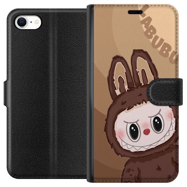 Apple iPhone 6s Lommeboketui Labubu Sky Kosebamse - Hvit og Bl