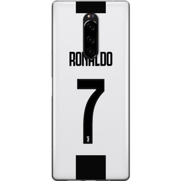 Sony Xperia 1 Gjennomsiktig deksel Ronaldo