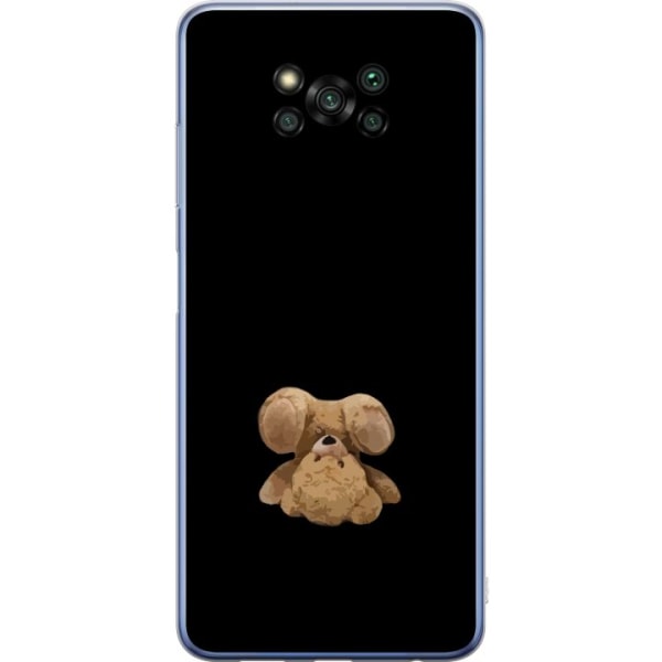 Xiaomi Poco X3 Pro Gennemsigtig cover Op og ned bjørn