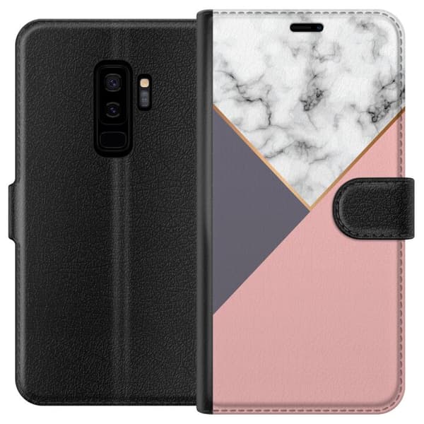 Kompatibel Tegnebogsetui til Samsung Galaxy S9+ Marmor Skæring