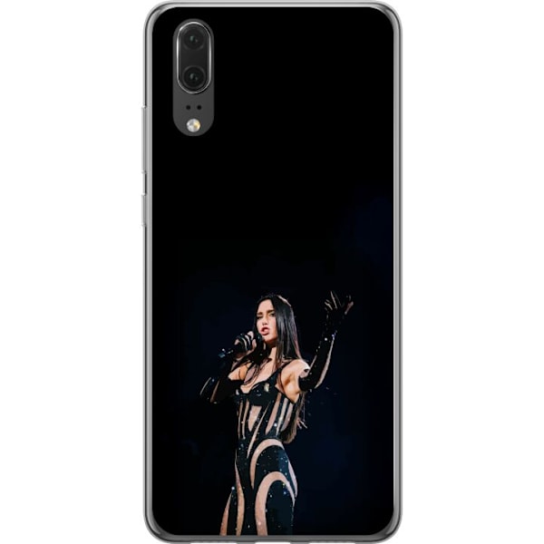 Huawei P20 Genomskinligt Skal Dua Lipa – Pop Star Aesthetic