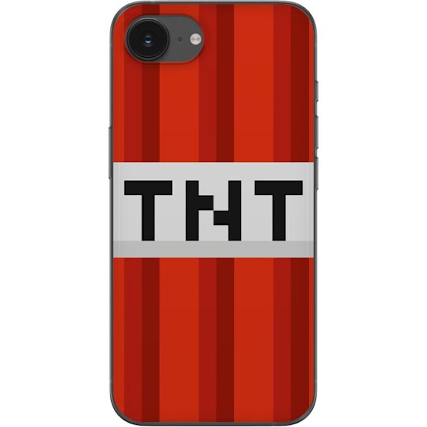 Apple iPhone 16e Genomskinligt Skal Minecraft TNT
