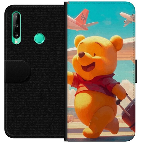 Huawei P40 lite E Tegnebogsetui Nalle Puh Rejser