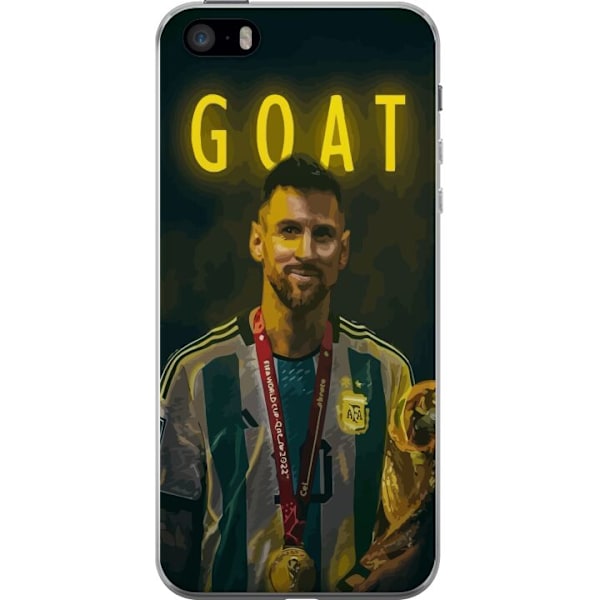 Apple iPhone SE (2016) Genomskinligt Skal Goat Messi