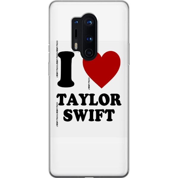OnePlus 8 Pro Läpinäkyvä kuori Taylor Swift