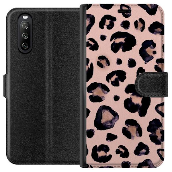Sony Xperia 10 III Lompakkokotelo Kaunis Leo