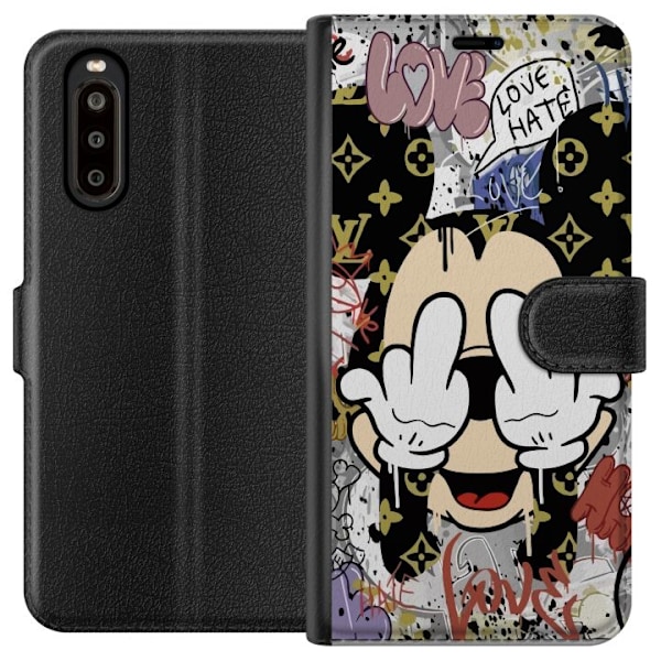 Sony Xperia 10 II Tegnebogsetui Mickey Mouse