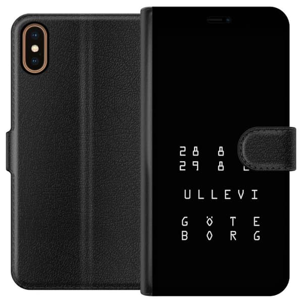 Kompatibelt Lommeboketui til Apple iPhone X Ullevi Göteborg 2026 hvit