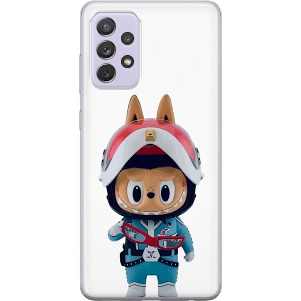 Samsung Galaxy A52s 5G Läpinäkyvä kuori How2work Labubu hirviöt x Ultraman Blue -hahmo