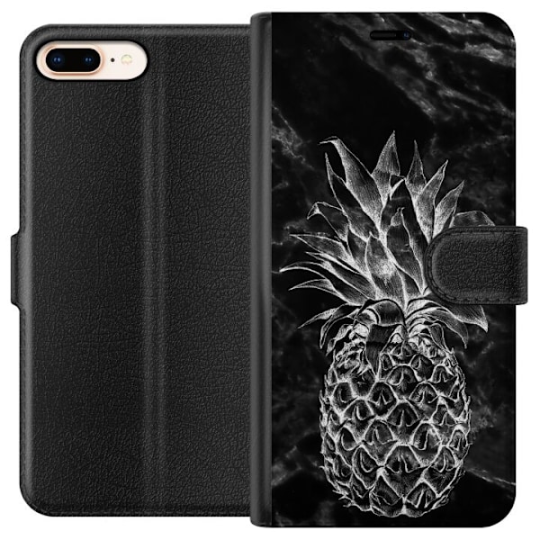 Apple iPhone 8 Plus Tegnebogsetui Marmorenanas