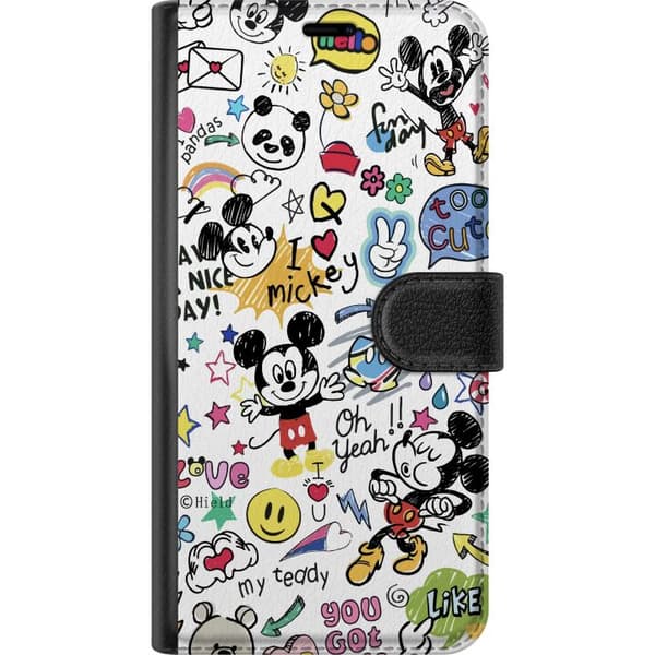 Kompatibel Tegnebogsetui til Samsung Galaxy S21 Mickey Mouse